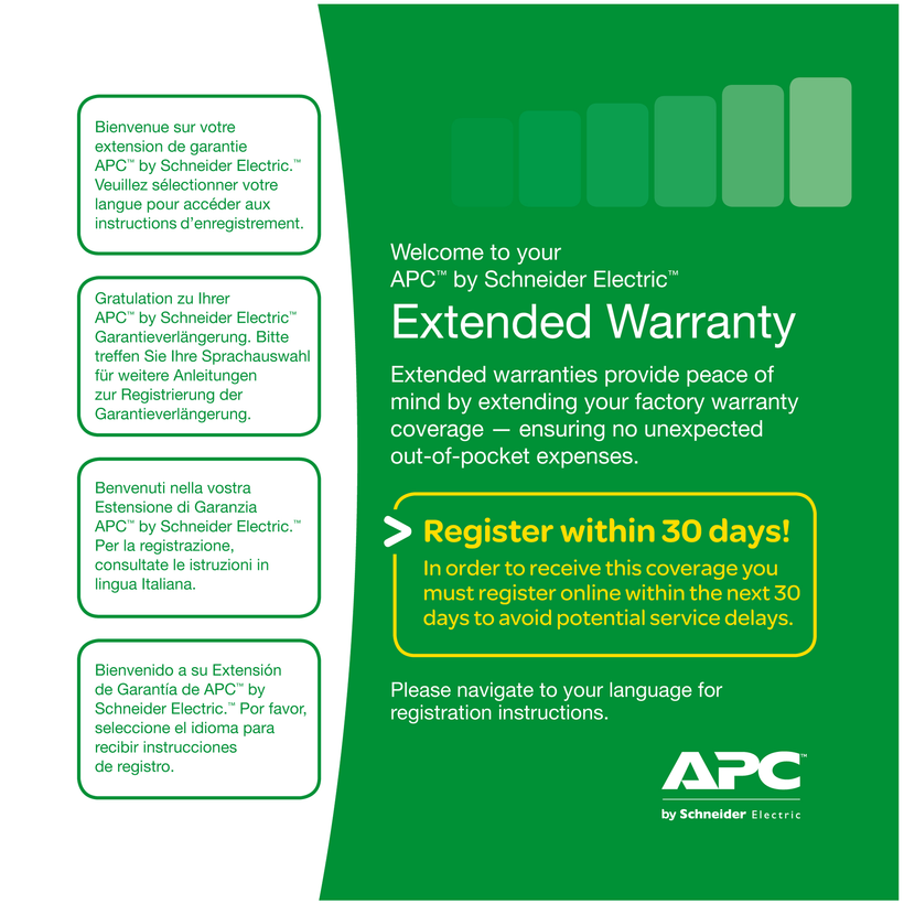 APC Warranty Extension SP03, +1 Year