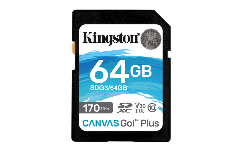 Kingston Canvas Go! Plus SD Card 64GB