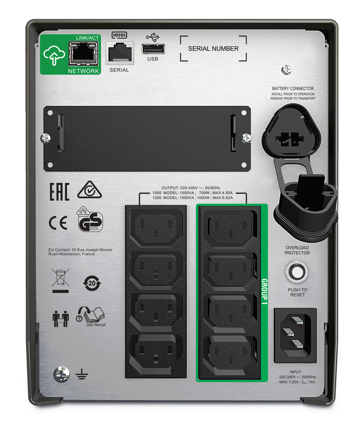 APC Smart UPS 1000VA LCD SC, 230V