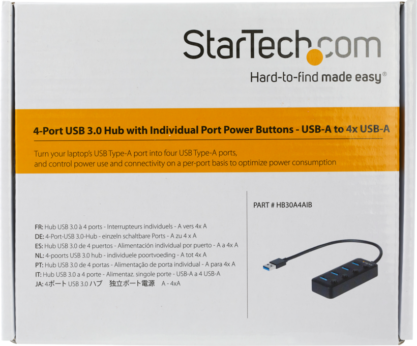 StarTech USB Hub 3.0 4-Port Switch