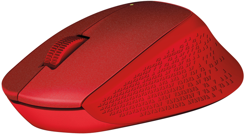 Logitech M330 Silent Plus Mouse Red