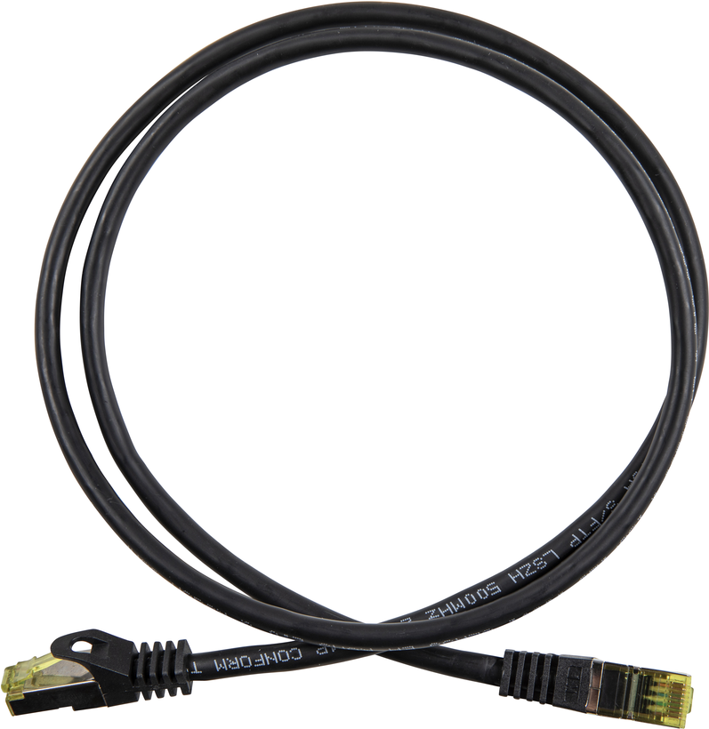 Patch Cable RJ45 S/FTP Cat6a 5m Black