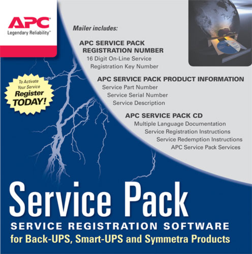 APC Warranty Extension SP01A+1 Year