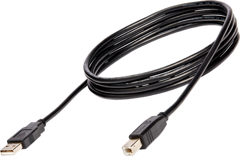 Cable USB 2.0 A/m-B/m 2m Black