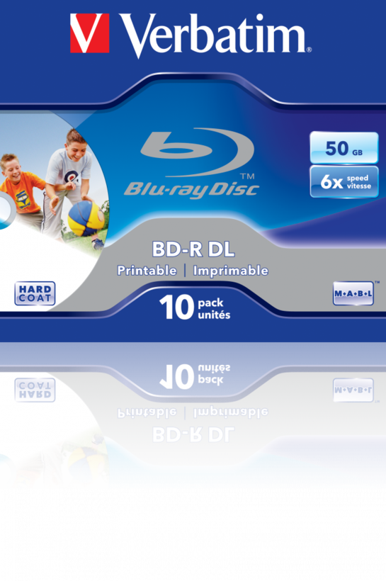 Verbatim Blu-ray BD-R 50GB 6x JC 10-pack