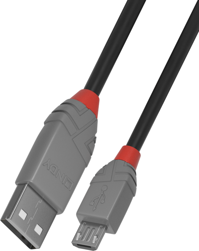 Cable USB 2.0 A/m-Micro B/m 1m
