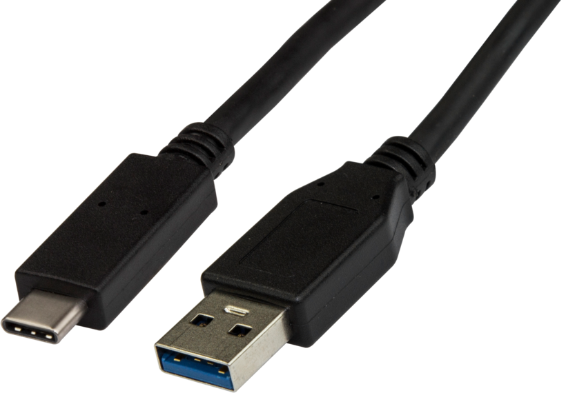 Cable USB 3.1 A/m-C/m 0.5 m Black