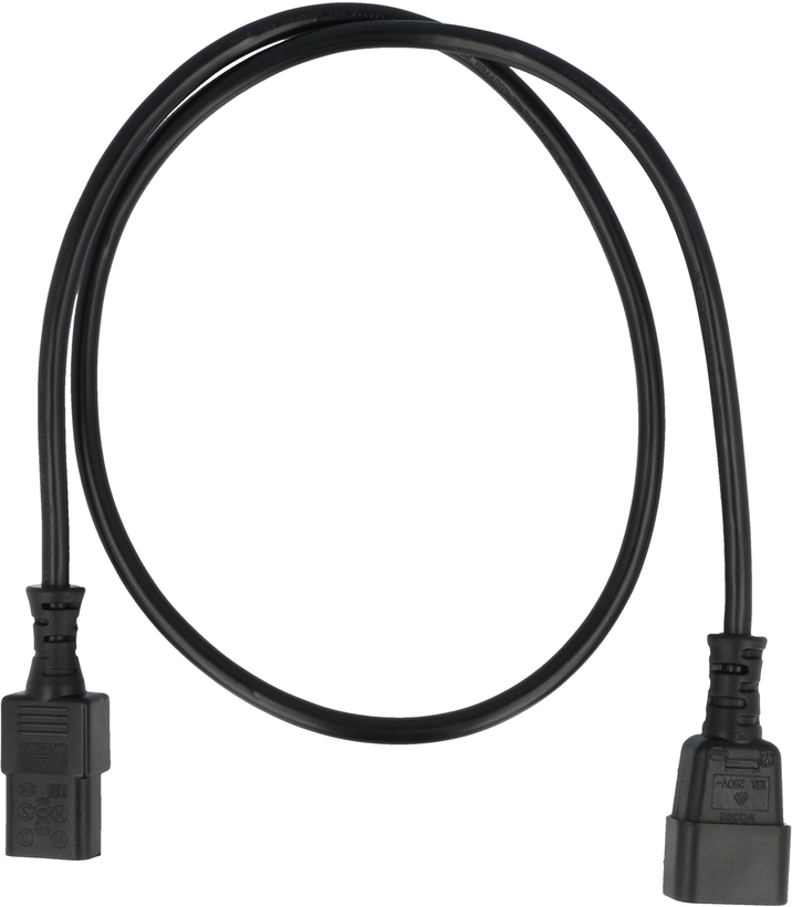 Power Cable C13/f-C14/m 1m Black