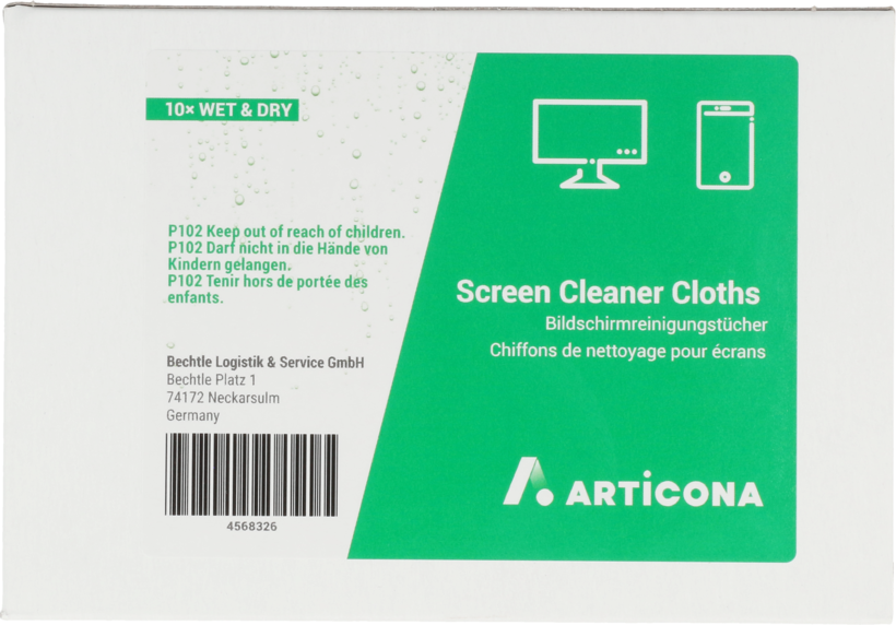 ARTICONA Screen Cleaning Cloth 10 Pcs.