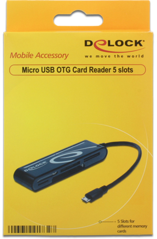 Delock Micro-USB OTG Card Reader