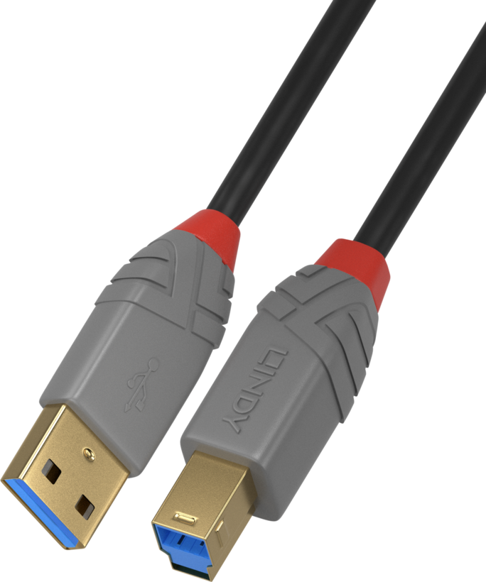 Cable USB 3.0 A/m-B/m 5m Black