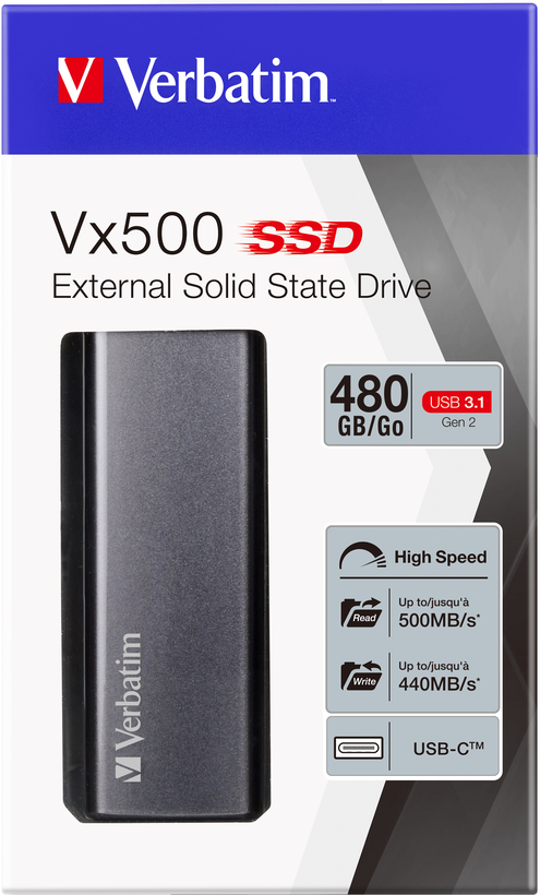 Verbatim Vx500 240GB USB 3.1 SSD