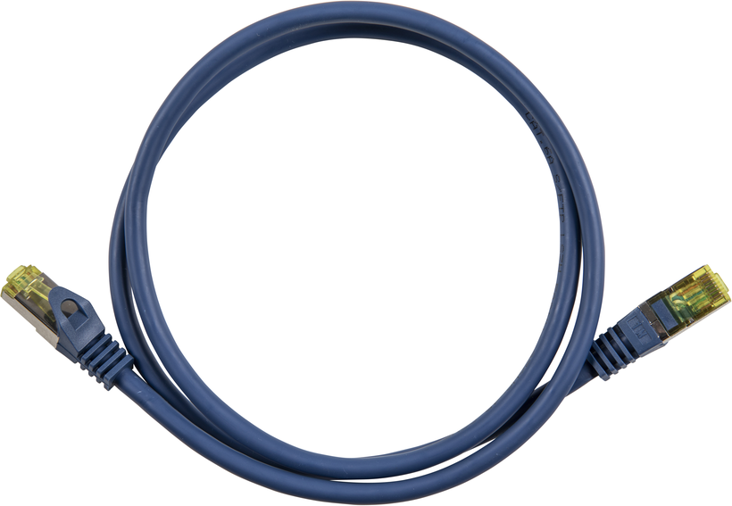 Patch Cable RJ45 S/FTP Cat6a 25m Blue