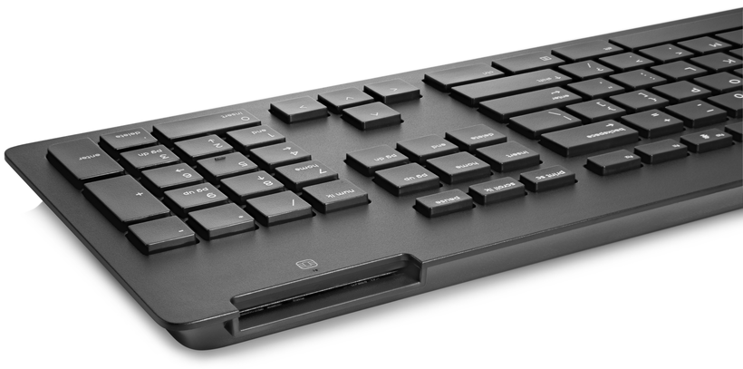 HP USB Slim Business Smart Card Keyboard