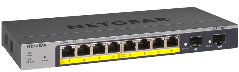 NETGEAR GS110TPv3 PoE Switch