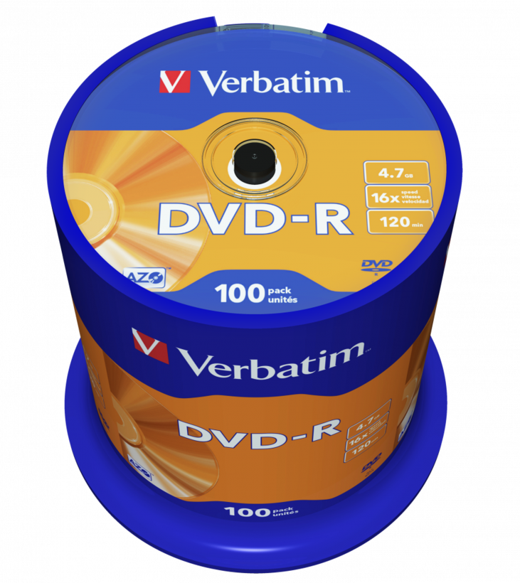 Verbatim DVD-R 4.7GB 16x SP (100)