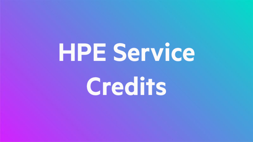 HPE Training Credits for Networking SVC