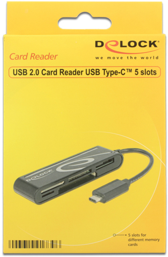Delock USB 2.0 TypeC Card Reader