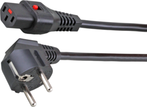 Power Cable Power/m - C13/f Lock 3m Blck