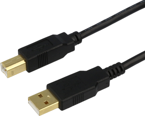 Cable USB 2.0 A/m-B/m 1m Black