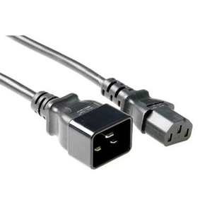 ACT Power cable C13 - C20 1m black
