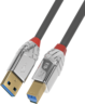 Miniatuurafbeelding van Cable USB 3.0 A/m-B/m 3m Anthracite