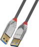 Miniatuurafbeelding van Cable USB 3.0 A/m-A/m 1m Anthracite