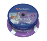 Miniatuurafbeelding van Verbatim DVD+R DL 8.5GB 8x Inkjet SP(25)