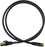 Miniatuurafbeelding van Patch Cable RJ45 S/FTP Cat6a 0.25m Black