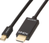 Miniatuurafbeelding van Lindy Mini DisplayPort - HDMI Cable 2m