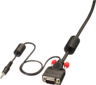 Miniatuurafbeelding van LINDY VGA Cable + Audio 3m