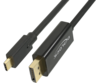 Miniatuurafbeelding van Cable USB C/m - DisplayPort/m 2m