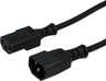 Miniatuurafbeelding van Power Cable C13/f-C14/m 1.8m Black