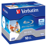 Thumbnail image of Verbatim Blu-ray BD-R 50GB 6x JC 10-pack