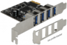 Miniatuurafbeelding van Delock PCIe - 4x USB 3.0 Interface