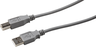 Miniatuurafbeelding van USB-kabel 2.0 st(A)-st(B), 1,8m, grijs