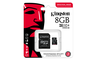Thumbnail image of Kingston 8GB Industrial microSDHC+Ad.