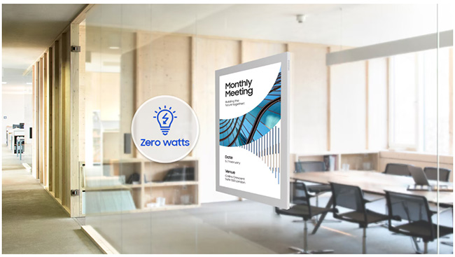 Samsung E-Paper EMDX-serie in Supermarket