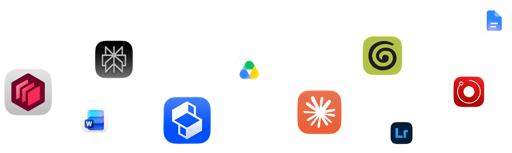 Apple Mac Studio M5 | Many diffrent app icons.