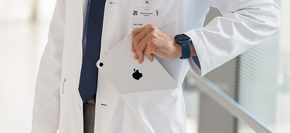 Doctor with Apple iPad