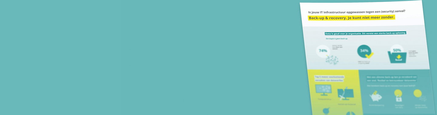 Mainbanner ARP - Back-up & recovery | Infographic