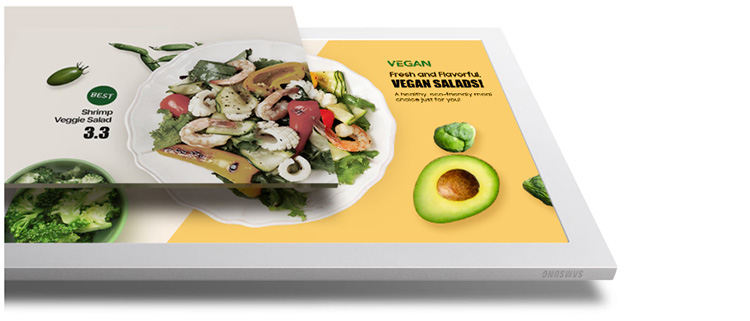 Samsung E-Paper EMDX-serie in Supermarket