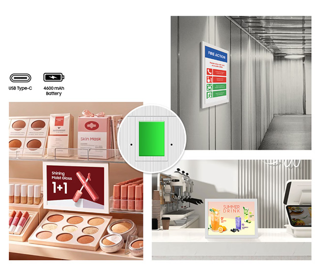 Samsung E-Paper EMDX-serie in Supermarket