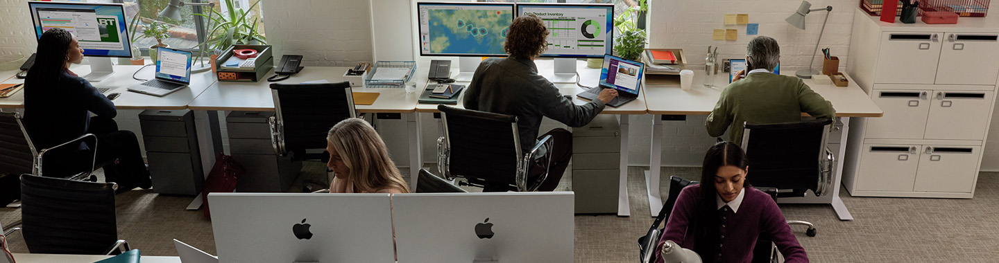 People working in office
