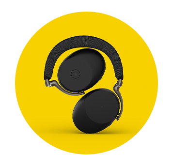 Jabra Evolve3 75 folded