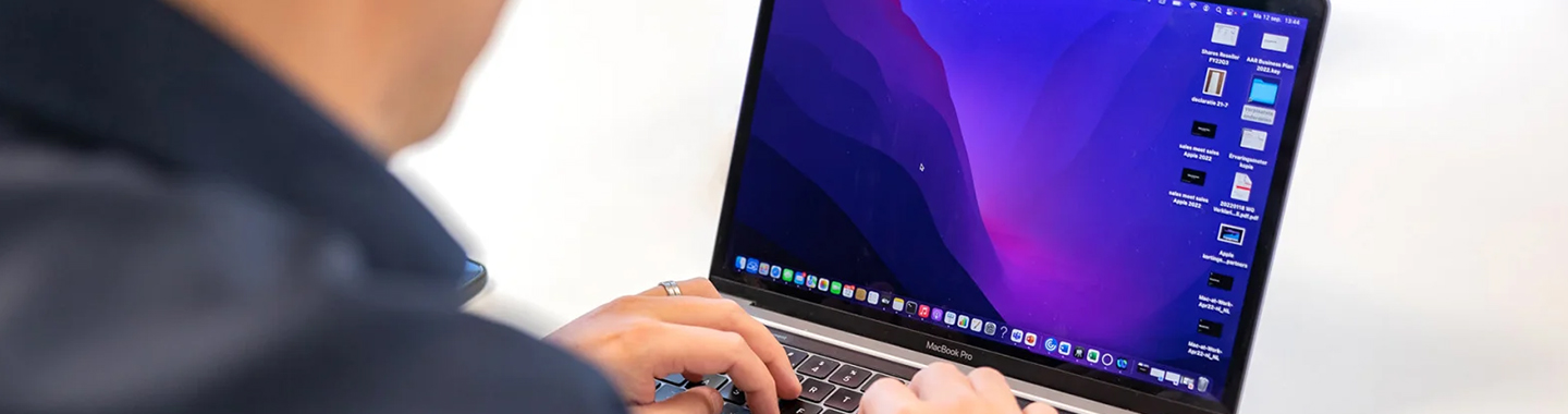 Werken op een MacBook