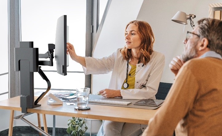 Ergotron monitor arm