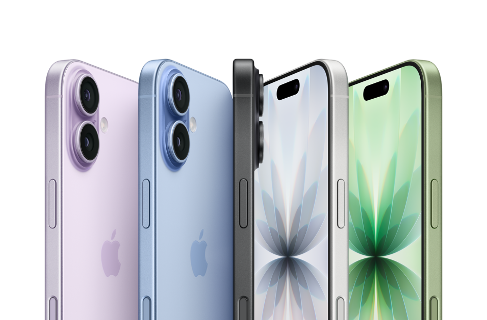 iPhone 17 models in various colors