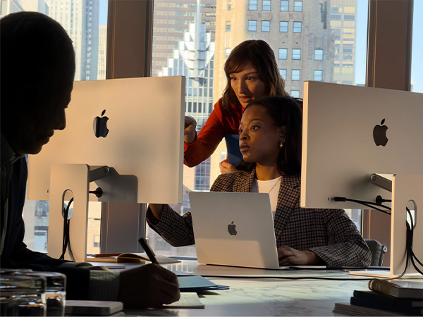 People working in office