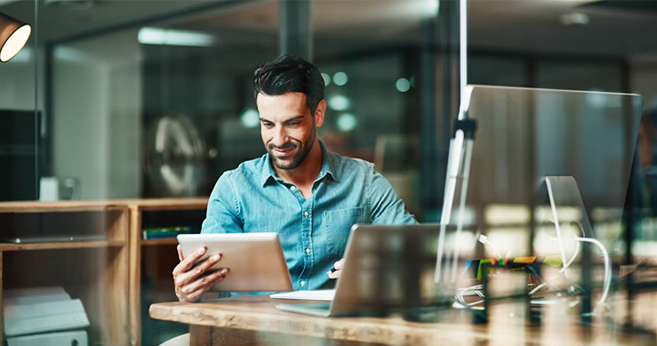 Modern Office Work Environment